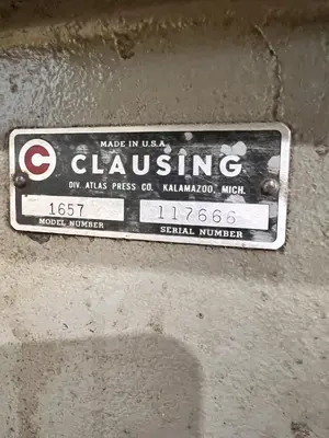 USED CLAUSING 1657
