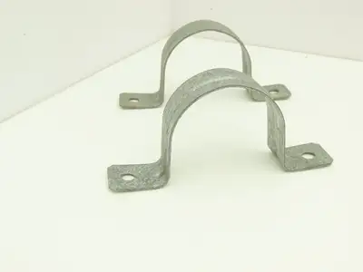 Arlington Industries 355 	2" 2 Hole Rigid Conduit Strap Plated Steel Lot of 100