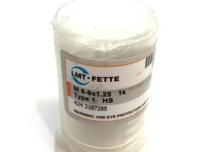 NEW LMT FETTE EVOLINE THREAD ROLLERS, METRIC COURSE, M8-9X1,25 HS