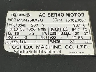 USED TOSHIBA MGM25KX9G
