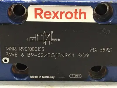 USED REXROTH 3WE6B962EG12N9K4S09