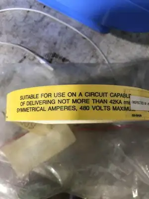 York Laminated Vinyl Circuit Tape 500ft, 480V 42KA Max