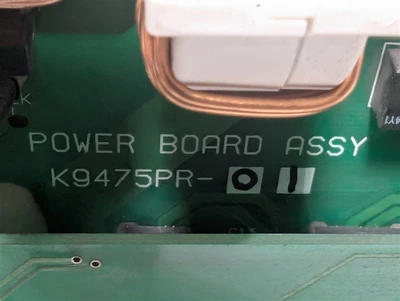Yokogawa K9475PR-01 / K9475QR-01 O2Mation Power Board/ Relay Board Assembly Used