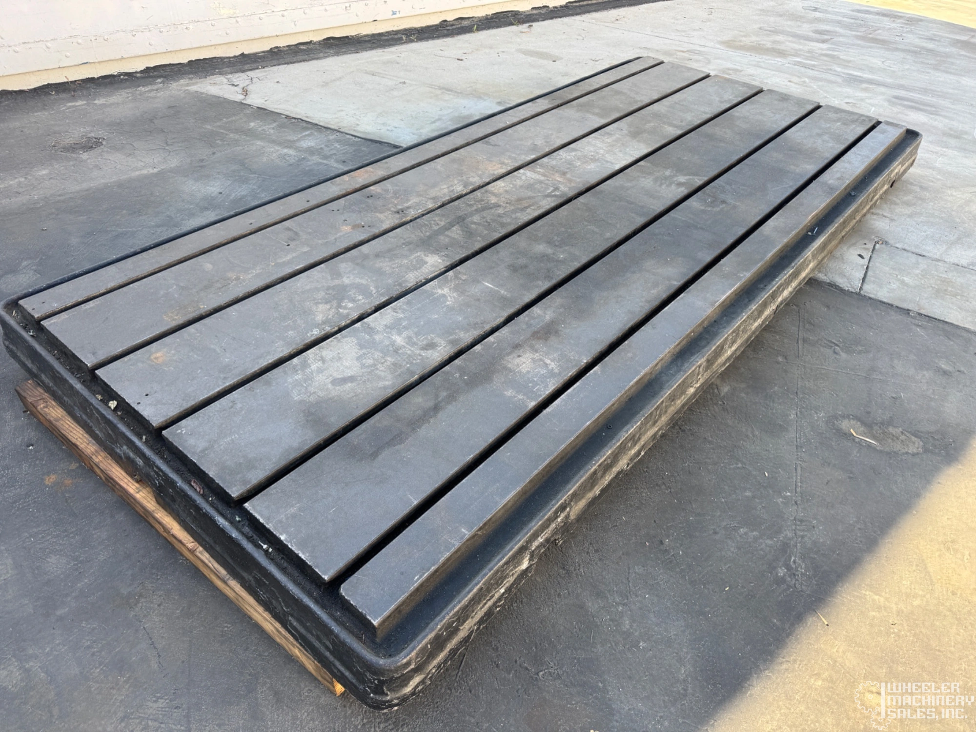 55" x 132" x 6" Thick Cast Floor Plate