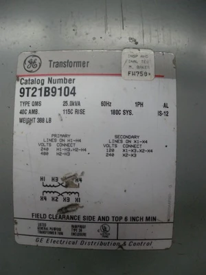 USED GENERAL ELECTRIC 9T21B9104