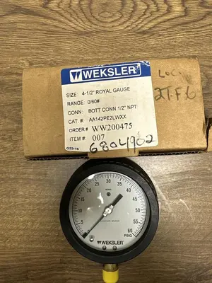 New | in-Stock WEKSLER AA142PE2LWXX Temperature and Pressure Testers Ohio US | Surplus Asset Holdings #1247871