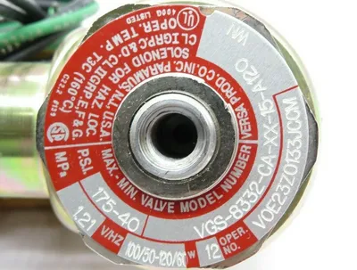 NEW VERSA VALVES VGS-8332-CA-XX-15-A120 VALVE SELECTOR VGS8332CAXX15A120