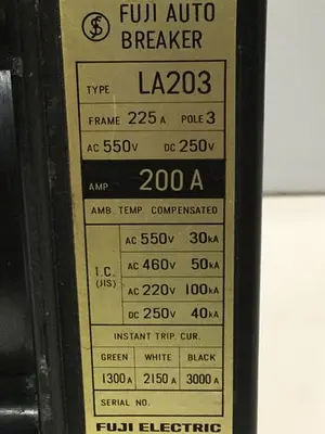USED FUJI ELECTRIC LA203-200