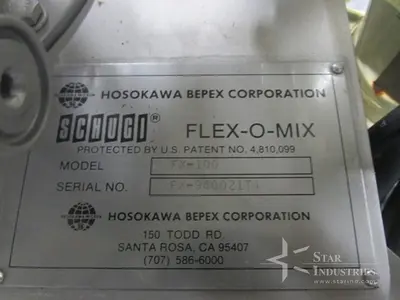 Used 1994 SCHUGI FX-100 Agglomerators California US | Star Industries #1255291