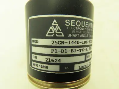 Sequential 25GN-1440-IDZ-E2D-12V-H2-F1-D1-B1-T4-S1385 Rotary Shaft Encoder