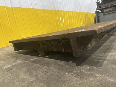 114" X 51" X 7" HIGH STEEL LAYOUT RISER PLATE: STOCK #23182