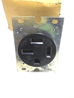 P&S AL-CU Straight Blade Receptacle Nema 60A 250V