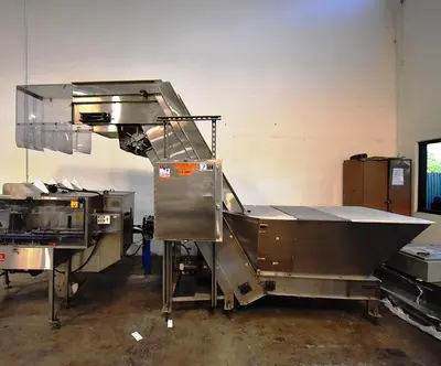 Hopper, Bottle, Elevator, Stainless Steel, 3 Phase Power #5991100