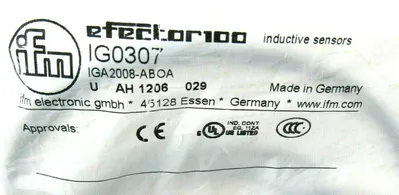 NEW EFECTOR IGA2008-ABOA INDUCTIVE SENSOR IG0307 IGA2008ABOA