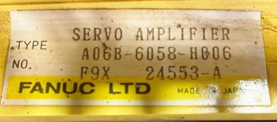 FANUC A06B-6058-H006 SERVO AMPLIFIER