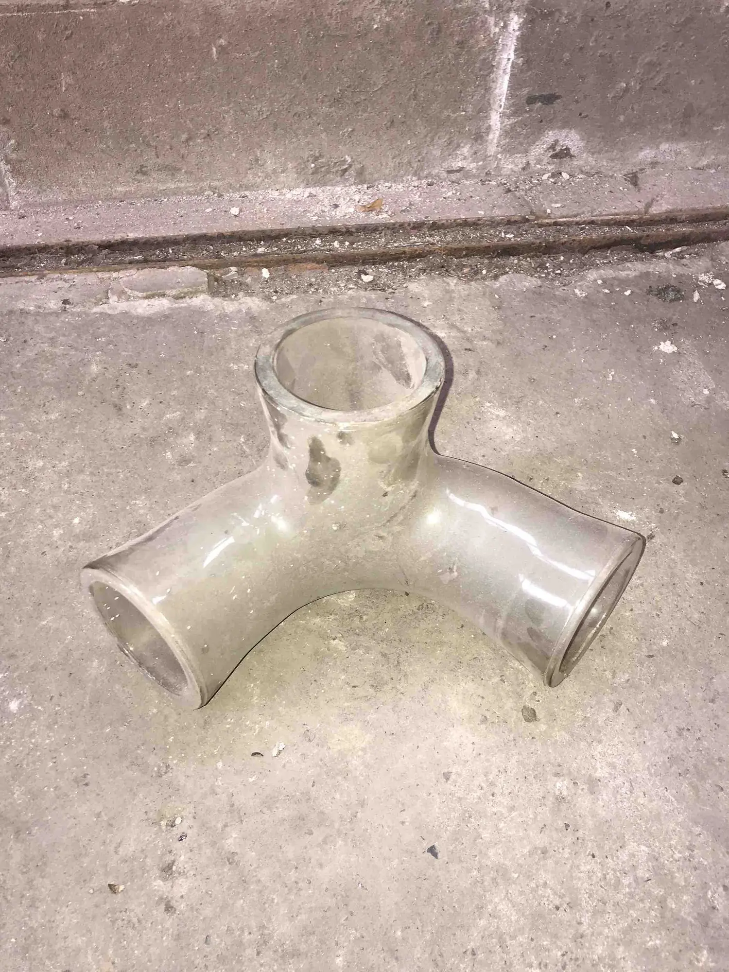 80mm Dia 90degree bend with side outlet