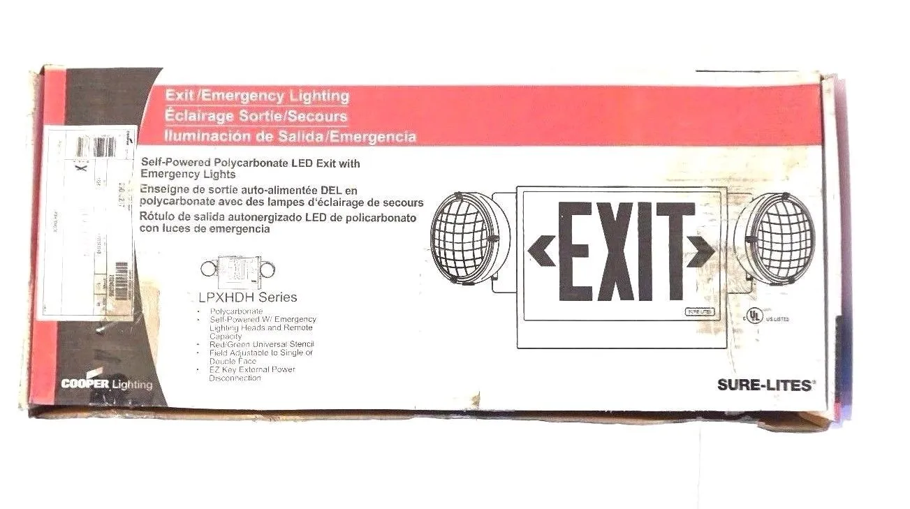 NEW COOPER LIGHTING LPXHDH EMERGENCY LIGHTING