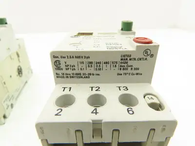 Allen Bradley 140-MN-0160 Manual Motor Starter Breaker 1.6A Variable Lot of 6