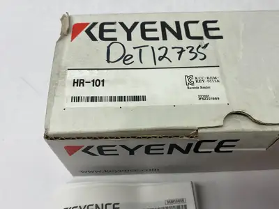 USED KEYENCE HANDHELD CODE SCANNER/READER, 0-114MM READING