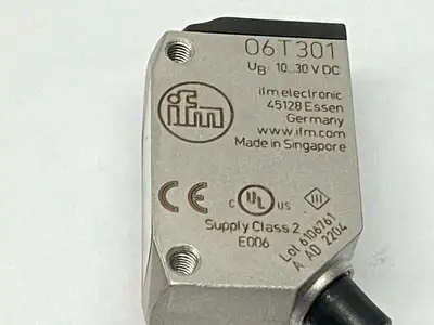 USED IFM DIFFUSE REFLECTION SENSOR 5-500MM RANGE