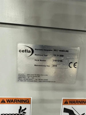 USED 2019 CEFLA OMNIDRY BELT3/3500/42/150 & TB 2V-4000