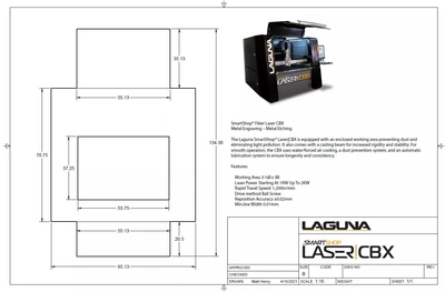 LAGUNA SMARTSHOP LASER | CBX Fiber Laser Cutters | Norcal Machinery (16)