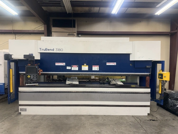 Used 2008 TRUMPF TRUBEND 3180 Press Brakes Illinois US | Revelation Machinery #1343400