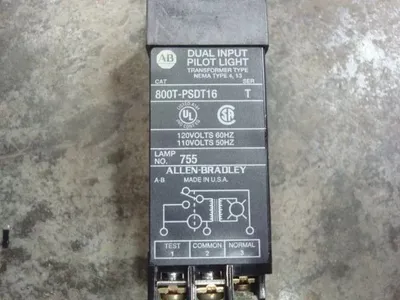 Allen Bradley 800T-PSDT16B Small Pilot Light Series T Blue Cap New NIB
