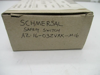 Schmersal AZ-16-03ZVKRK-M16 New, open box Safety Switch