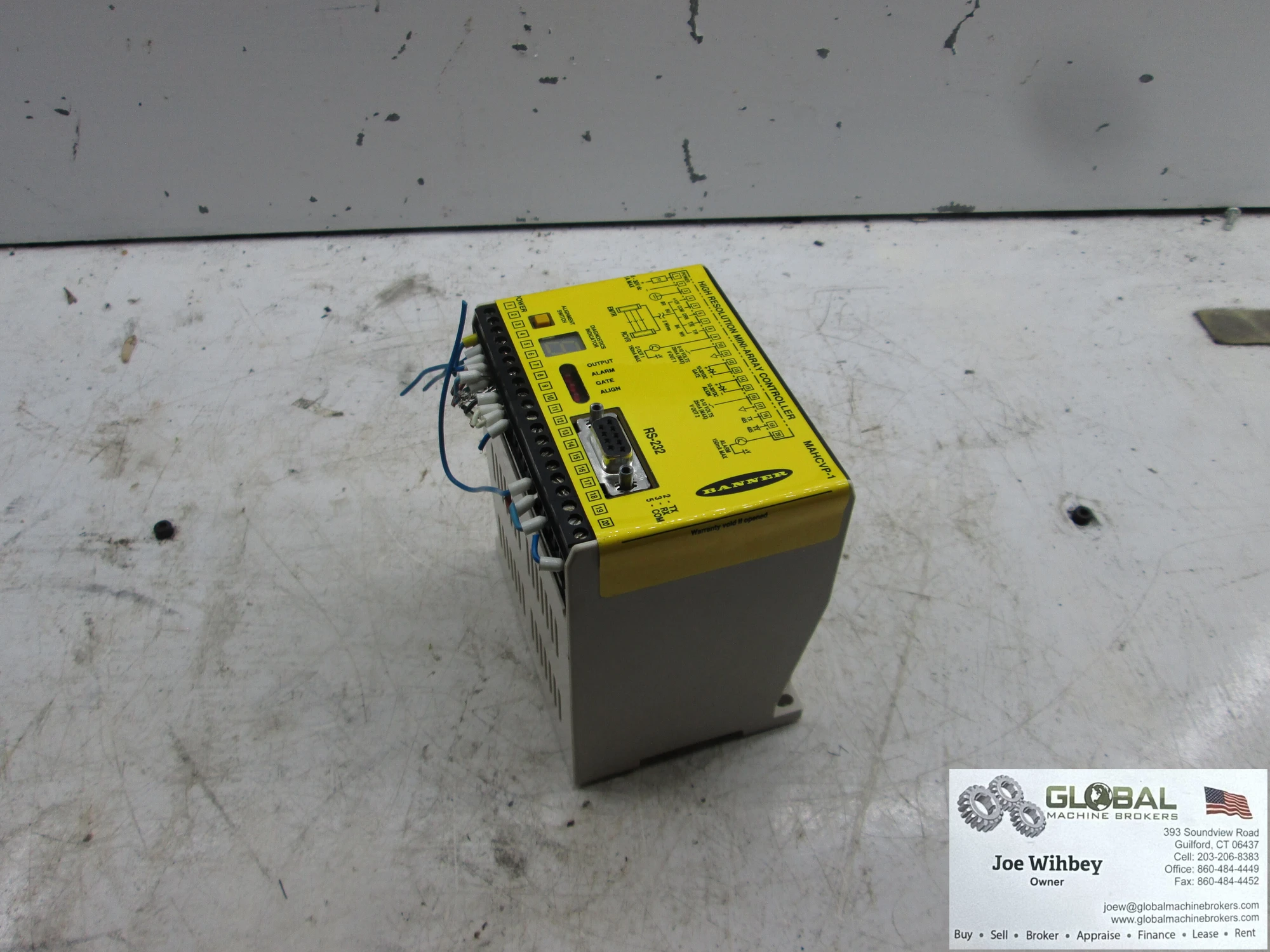 Banner MAHCVP-1 Mini Array High Res. Measuring light Curtain Controller