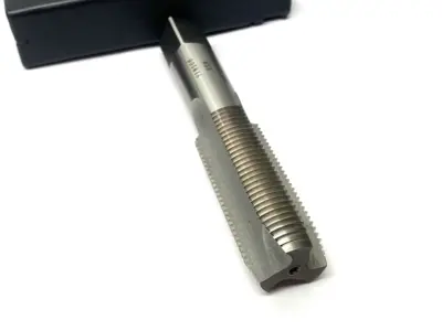 USED INTERSTATE SPIRAL POINT TAP: 1-12 UNF, 3 FLUTES, PLUG CHAMFER, 3B CLASS