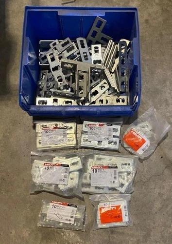 Large Lot Of Modular Support Electrical MQ MQV-P3 Channel tie MQV-P