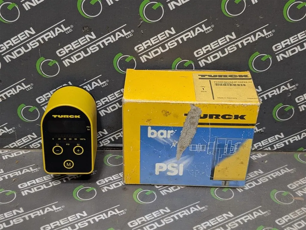 Turck PC040-Gi1/4A4P-2AP8X-H1141 Pressure Control 0-40 BAR NIB