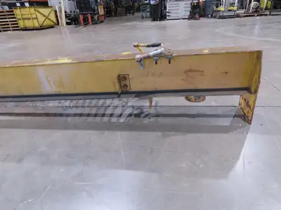1/4 Ton 500 Lb Free Standing Jib Crane 20' Span 12' Height Under Beam