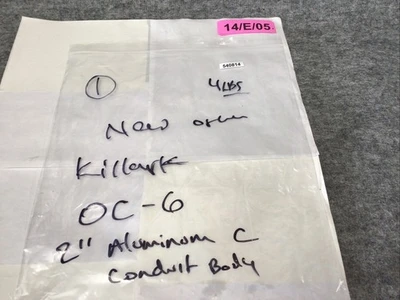New | in-Stock Killark OC-6 Misc Electrical & Power Parts California US | Davliegogo LLC #1725730