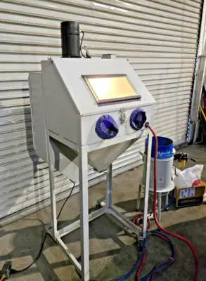 Sand Blast Cabinet With Dust Collector Abrasive Blast Cabinet USA