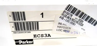 NEW PARKER ECS3A RECLASSIFIER