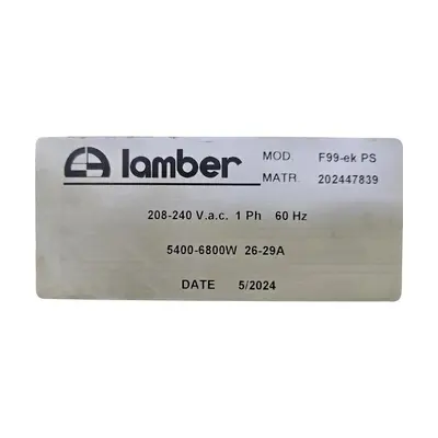 USED 2024 LAMBER F99-EK PS