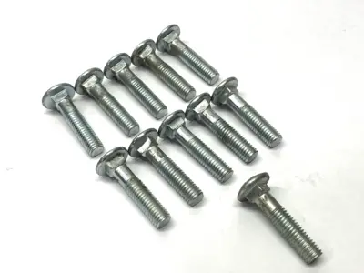 1/2"-13 x 2-1/2" Carriage Bolt 1/2" Unthreaded Grade 2 LOT OF 11 SHELFWARE - New Other