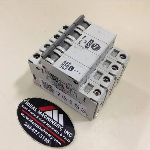 Used ALLEN BRADLEY 1492-CB3/G040 SER B Circuit Breakers Michigan US | Ideal Machinery #705691