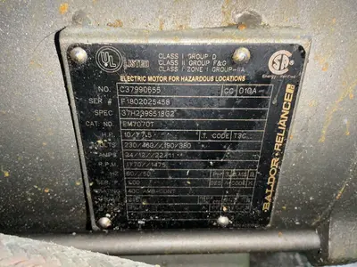 Used BALDOR EM7070T A.C. Motors Ohio US | HGR 24 #1357069