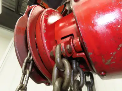 Detroit 2 Ton 4000Lb Manual Chain Fall Hand Hoist 9' Lift