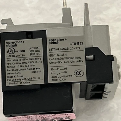NEW Sprecher + Schuh CT8-B32