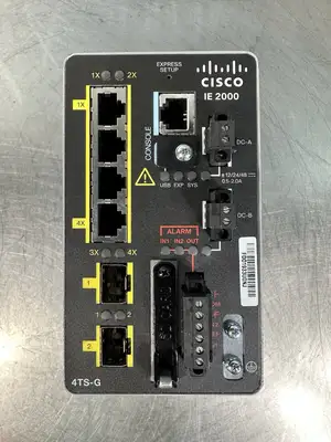 Cisco IE-2000-4TS-G-B Industrial Ethernet Switch 4 FE Copper & 2 GE (BIN-7.5.2)