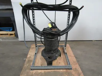 WEIL PUMP A-B 4-260316-5 5HP SUBMERSIBLE Sump Pump W/ Starter , Disc. & 75' Cord
