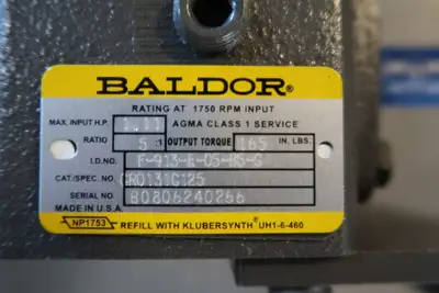 NEW BALDOR GR0131C125