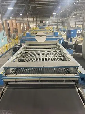 USED 1998 JAGENBERG 86.61” WIDE SYNCHRO SHEETER  400-2200 MODEL WITH DUAL SLITTER SECTION 1998 JAGENBERG 86.61” WIDE SYNCHRO SHEETER  400-2200 MODEL WITH DUAL SLITTER SECTION
