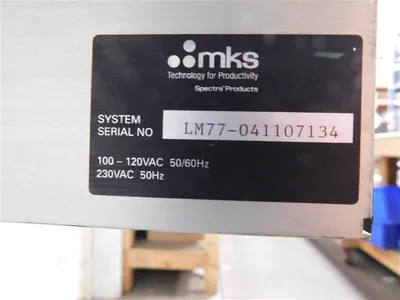 MKS Micro Vision2 Gas Analyzer Assembly Pfeiffer SplitFlow80 Vacuum AS-IS
