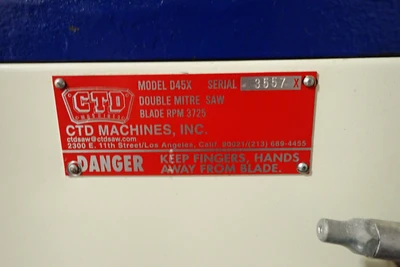 USED CTD MACHINES D45X