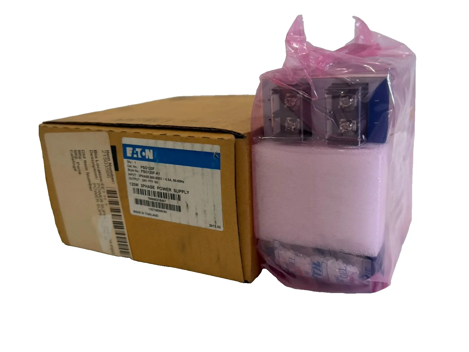 NEW EATON PSG120F POWER SUPPLY 120W 3PHASE PSG120F-A1